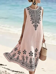 damen-midikleid-sommerkleid-a-linie-klei-rosa-6