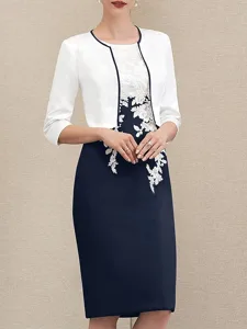 deux-pieces-fourreau-colonne-ensembles-d-marine-fonce-9
