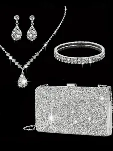 ensemble-de-bijoux-et-pochette-en-strass-argent-1