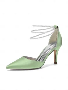 escarpins-argentes-en-satin-a-bout-point-vert-14