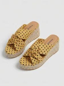 espadrilles-compensees-a-pois-pour-femme-jaune-8