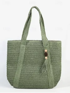 femmes-fourre-tout-sacs-a-epaule-polyest-vert-11