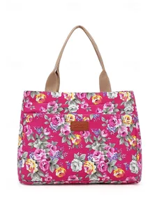 femmes-fourre-tout-sacs-a-epaule-toile-a-rose-15