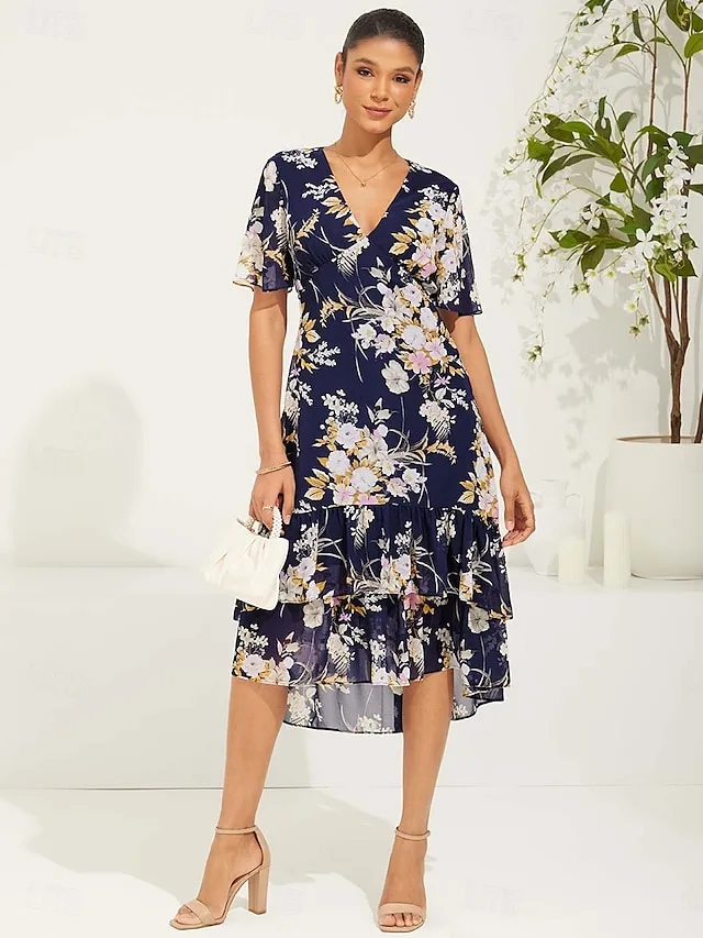 femmes-longueur-du-the-robe-en-chiffon-e-bleu-de-minuit-1