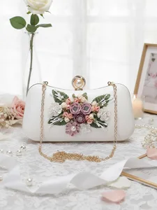 femmes-portefeuille-sac-de-soiree-pochet-rose-pourpre-1