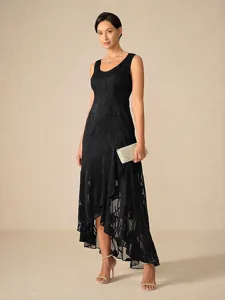 femmes-robe-maxi-robe-a-volants-elegant-noir-13