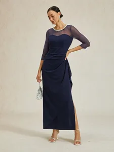 femmes-robe-maxi-robe-fourreau-elegant-f-bleu-marine-1