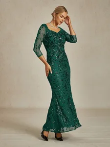 femmes-robe-maxi-robe-fourreau-robe-trom-vert-emeraude-1