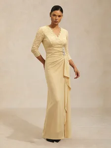 femmes-robe-maxi-robe-fourreau-robes-tai-banane-pale-1