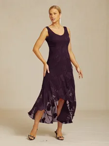 femmes-robe-maxi-robe-trapeze-elegant-pl-prune-20