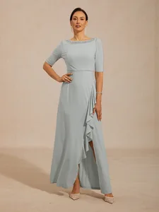 femmes-robe-maxi-robe-trapeze-elegant-so-bleu-ciel-1