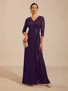 femmes-robe-maxi-robe-trompette-sirene-e-aubergine-1