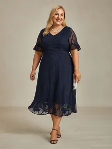 femmes-robe-midi-robe-en-chiffon-robe-tr-bleu-marine-1