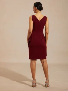femmes-robe-midi-robe-fourreau-elegant-m-default-2