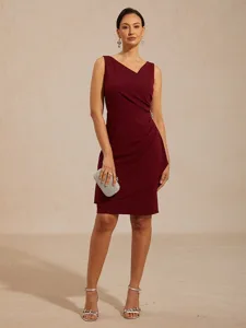 femmes-robe-midi-robe-fourreau-elegant-m-default-5