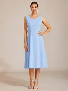 femmes-robe-midi-robe-fourreau-elegant-q-bleu-ciel-1