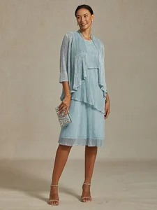 femmes-robe-midi-robe-fourreau-robe-plis-bleu-ciel-24