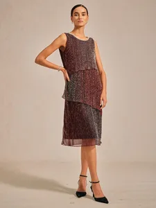 femmes-robe-midi-robe-fourreau-robe-plis-rouge-vin-50