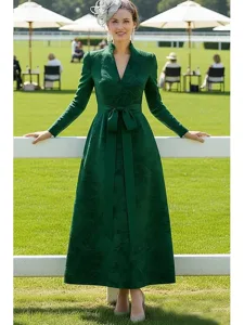 ligne-a-longueur-cheville-robe-de-derby-vert-fonce-1