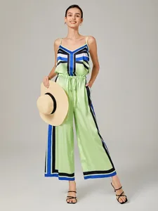 pantalon-une-piece-a-imprime-geometrique-vert-1