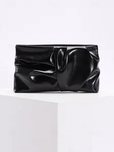 pochette-de-soiree-plissee-en-similicuir-noir-14