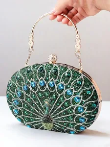 pochette-femme-en-strass-motif-paon-sac-vert-9