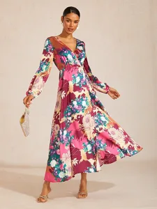 robe-trapeze-longue-a-fleurs-a-lacets-97-fuchsia-1