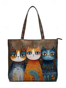 sac-cabas-en-polyester-pour-femme-grande-marron-14