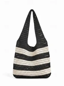 sac-cabas-raye-tisse-pour-femme-multicol-noir-blanc-12