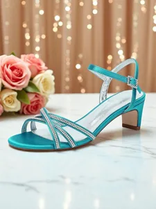 sandales-a-brides-strass-pour-la-mere-de-vert-clair-15