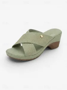 sandales-compensees-a-brides-croisees-et-vert-1