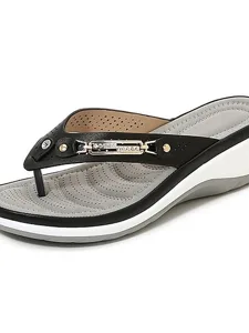 sandales-compensees-blanches-pour-femmes-noir-8