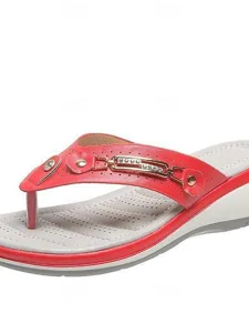 sandales-compensees-blanches-pour-femmes-rouge-9