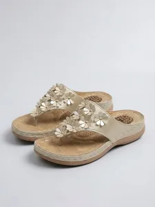 sandales-confortables-dorees-a-fleurs-po-doree-6