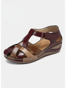 sandales-de-marche-confortables-pour-fem-rouge-5