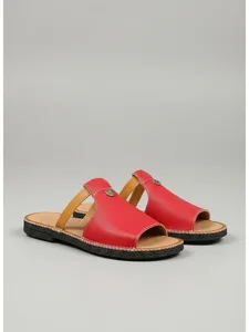 sandales-plates-vertes-decontractees-pou-rouge-15
