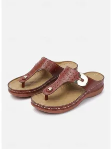 sandales-tongs-en-similicuir-marron-pour-marron-1