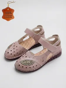 Flache Sandalen