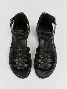 women-s-black-gladiator-flat-sandals-ope-default-3