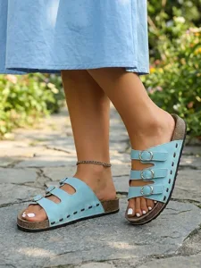 women-s-blue-triple-buckle-slide-sandals-default-7