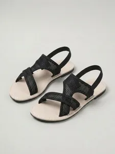 women-s-breathable-mesh-flat-sandals-ope-black-beige-8