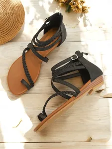 women-s-brown-braided-gladiator-flat-san-black-10