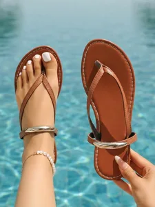 women-s-brown-t-strap-flat-sandals-with-default-2