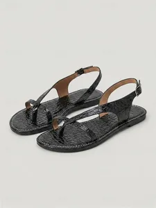 women-s-brown-toe-ring-flat-sandals-mini-black-1