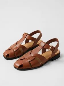 women-s-brown-woven-closed-toe-gladiator-brown-1