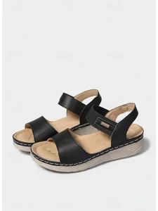 women-s-casual-sandals-with-elastic-stra-black-9