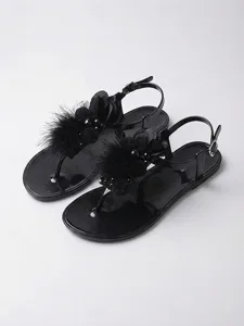 women-s-clear-jelly-sandals-with-blue-fe-black-7