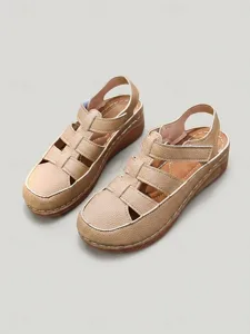 women-s-dark-red-closed-toe-sandals-comf-khaki-7