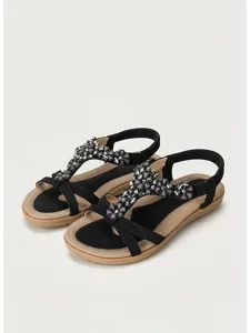 women-s-floral-embellished-navy-sandals-black-9