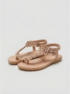 women-s-floral-embellished-t-strap-sanda-khaki-6